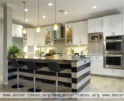 Dramatic Contemporary Kitchen by Komal Sheth