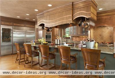 Homey Traditional Kitchen by Lisa Peck