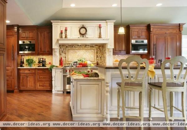 Homey Transitional Kitchen by Rose Marie Carr