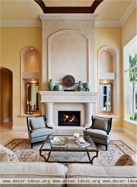 Elegant Contemporary Living Room by Jacquelyn Armour