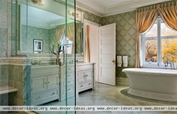 Elegant Traditional Bathroom by Barbara Eberlein