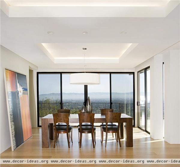 Open Contemporary Dining Room by Mark English