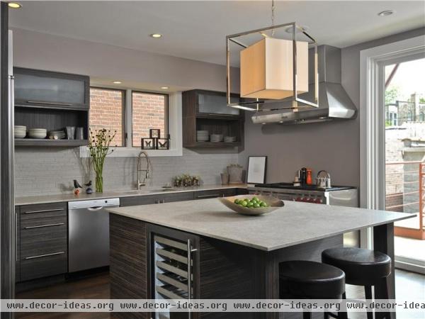 Sunny Contemporary Kitchen by Susan Fredman