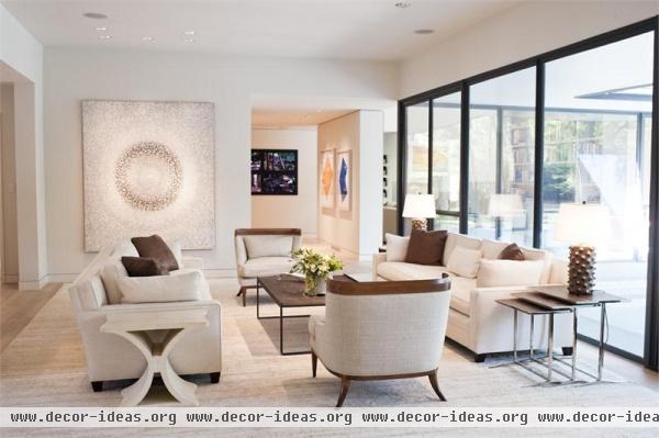 Light Contemporary Living Room by Emily Summers