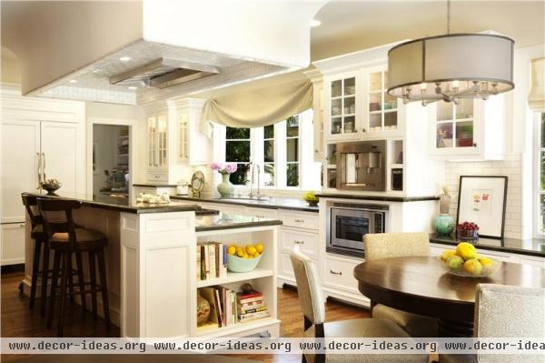 Light Transitional Kitchen by Sarah Barnard