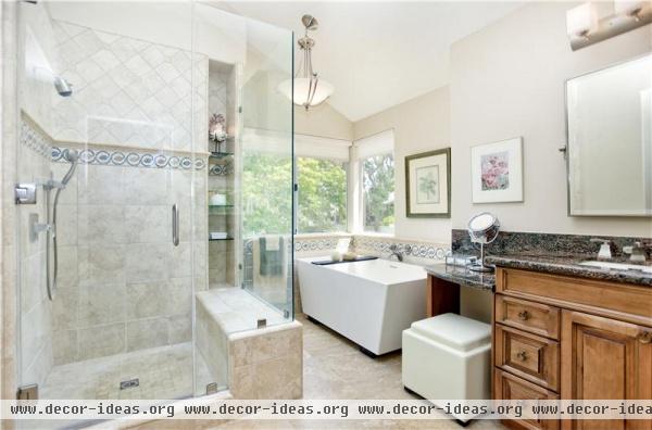 Airy Contemporary Bathroom by Pamela Green