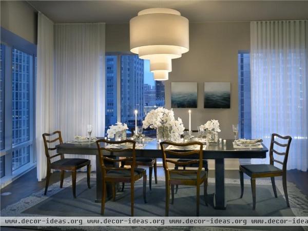 Elegant Contemporary Dining Room by Gary Lee