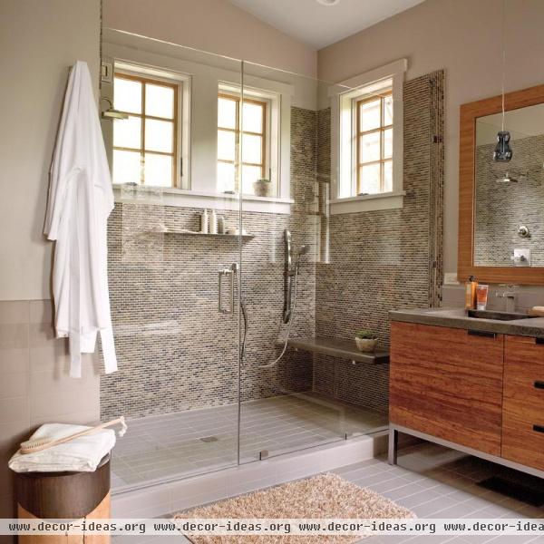 Airy Contemporary Bathroom by Traci Kearns