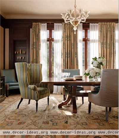 Classic Traditional Dining Room by Kendall Wilkinson