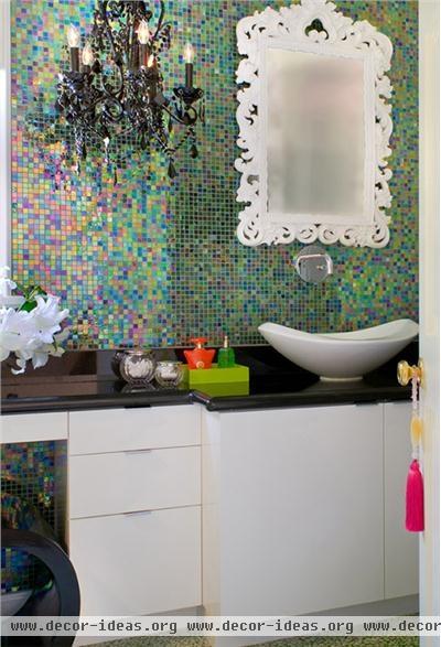 Dramatic Contemporary Bathroom by Tracy Murdock