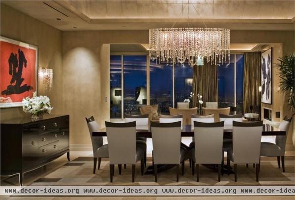 Elegant Contemporary Dining Room by Gina Willman