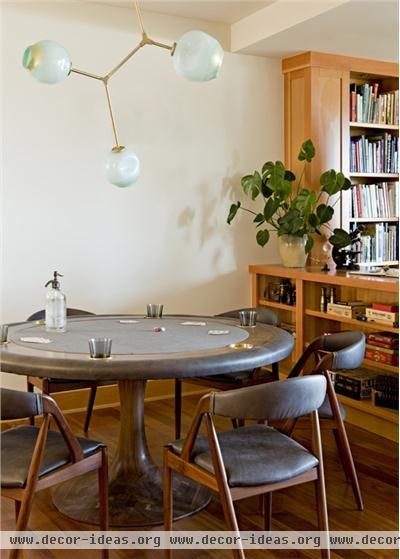 Casual Contemporary Game Room by Jessica Helgerson