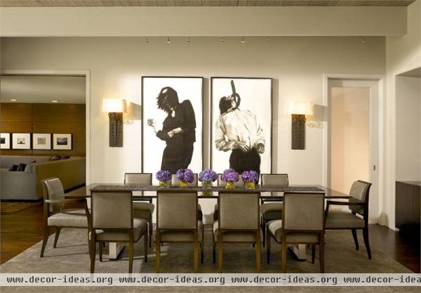 Elegant Contemporary Dining Room by Gary Lee