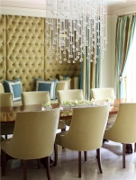 Elegant Contemporary Dining Room by Tobi Fairley