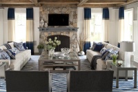 Relaxing Contemporary Living Room by Lauren Muse