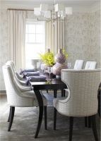 Elegant Contemporary Dining Room by Lauren Muse