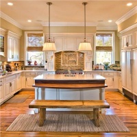 Classic Transitional Kitchen by Lorraine Vale