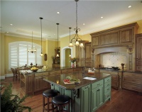 Open Traditional Kitchen by Amy  Conner-Murphy