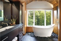 Relaxing Contemporary Bathroom by Holly Rickert