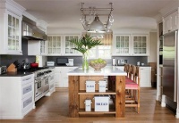 Light Transitional Kitchen by Trip Haenisch