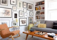 Sunny Transitional Living Room by Jayne Michaels & Joan Michaels