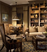 Classic Traditional Family Room by Jessica Lagrange