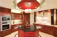 Dramatic Contemporary Kitchen by Elina Katsioula-Beall