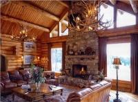 Cozy Country/Rustic Living Room by Jacquelyn Armour