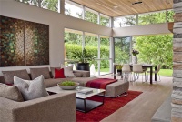 Casual Contemporary Family Room by Garret Werner