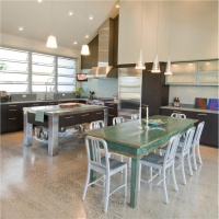 Open Contemporary Kitchen by Tiare Cowan, Allied ASID