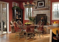 Cozy Country/Rustic Dining Room by Susan Fredman