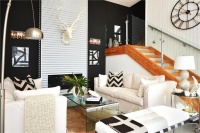 Elegant Contemporary Living Room by Dawna Jones