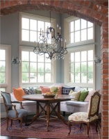 Cozy Traditional Dining Room by Andrea Schumacher