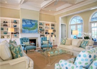 Light Contemporary Living Room by Jacquelyn Armour