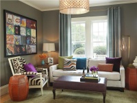 Casual Transitional Living Room by Rachel Reider