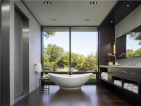 Relaxing Contemporary Bathroom by Jessica Lagrange