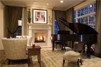 Classic Transitional Living Room by Michael Abrams