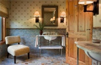 Homey Country/Rustic Bathroom by Barbara Eberlein