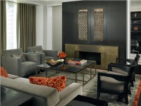 Formal Contemporary Living Room by Gary Lee