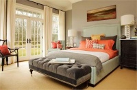 Light Transitional Bedroom by Garrison Hullinger