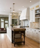 Light Transitional Kitchen by Emily Mackie