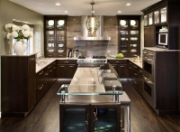 Elegant Contemporary Kitchen by Drury Design