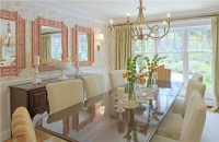 Airy Transitional Dining Room by Stacy and Brett Carlson