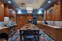 Dramatic Transitional Kitchen by Ken Kelly, CKD, CBD, CR