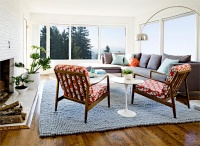 Sunny Contemporary Living Room by Jessica Helgerson