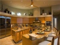 Elegant Contemporary Kitchen by Leslie Christian