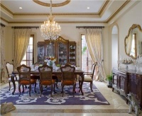 Formal Traditional Dining Room by Lori Dennis