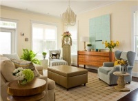 Homey Contemporary Living Room by Margaret Carter