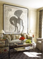 Formal Transitional Living Room by Gideon Mendelson