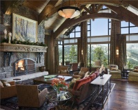 Light Country/Rustic Living Room by Jerry Locati